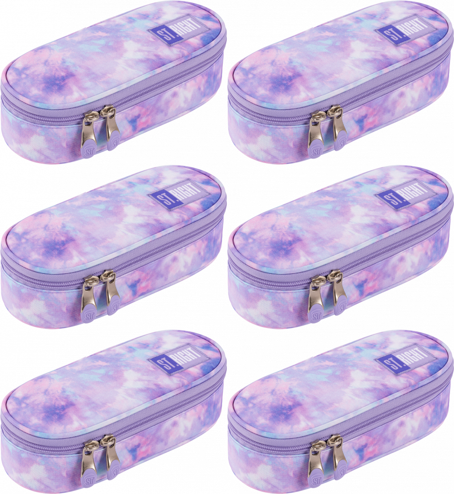 6x Piórnik saszetka St.Right PC1, bez wyposażenia, 23x9.5x6cm, Pastel Dream