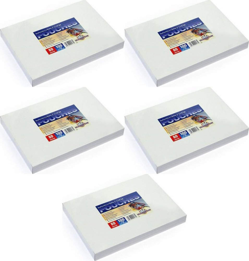 5x Folia do laminowania Argo, 303x426mm, A3, 2x80 μm, samoprzylepna, 100 sztuk