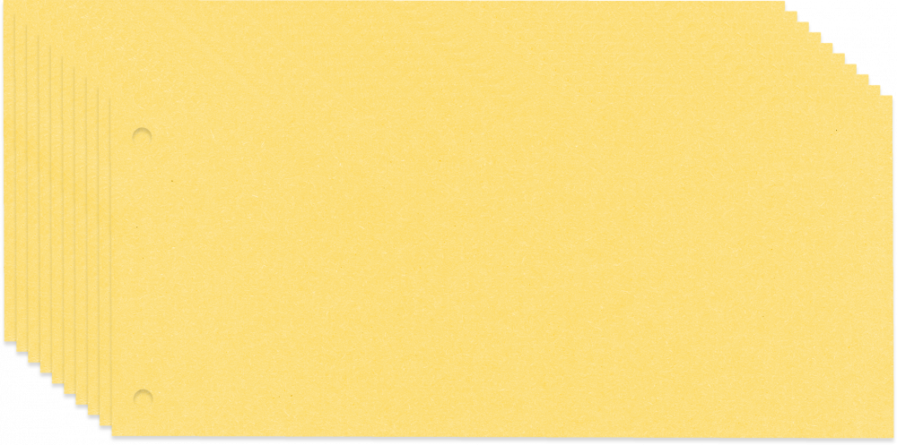 10x Przekładki do segregatora Esselte, kartonowe,1/3 A4, 100 kart, żółty