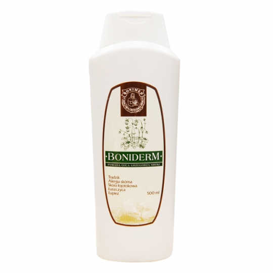 Bonimed boniderm - mydło ziołowe, przeciwtrądzikowe, 500 ml (data ważności: 31.03.2026)
