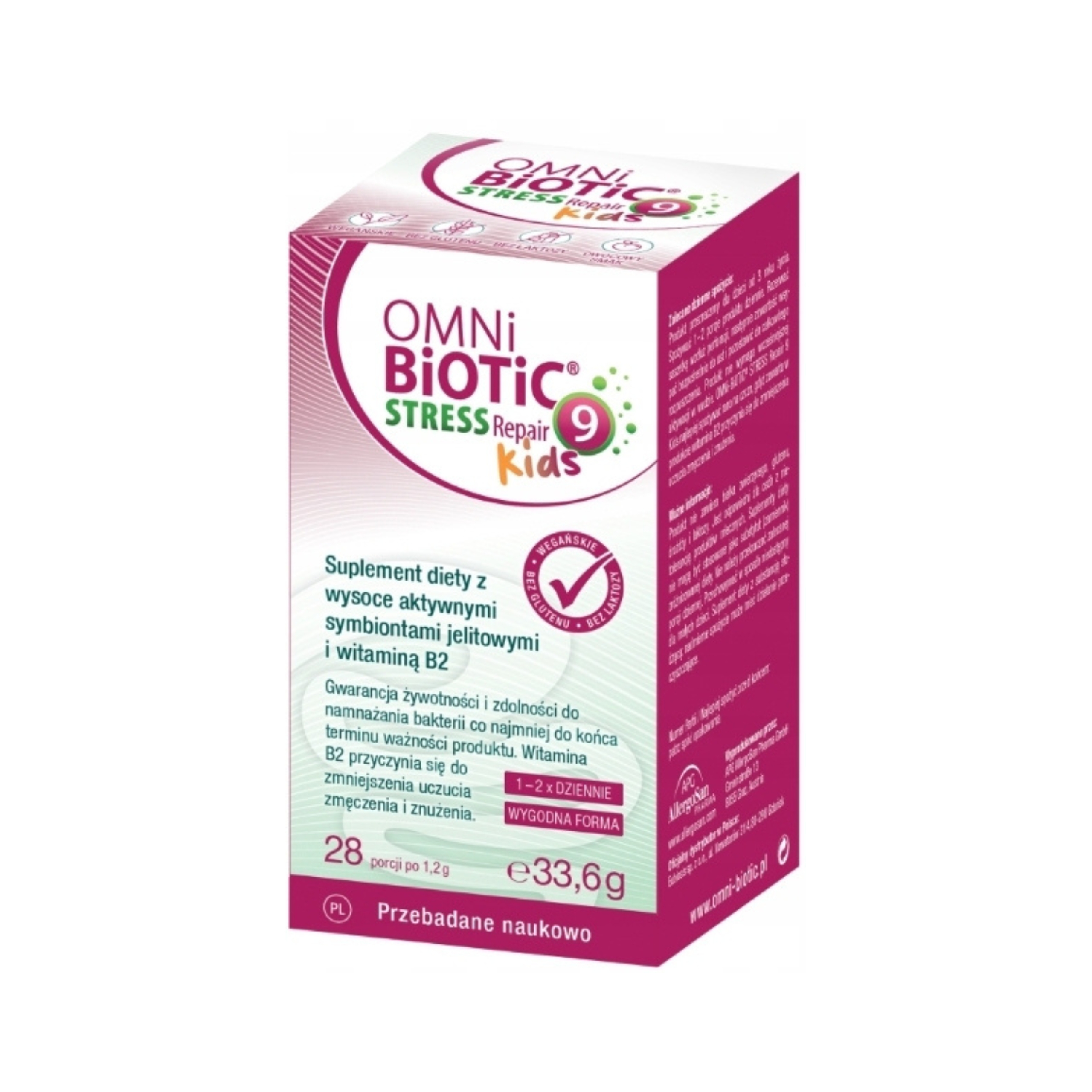 Omnibiotic stress repair 9 kids, 28 saszetek