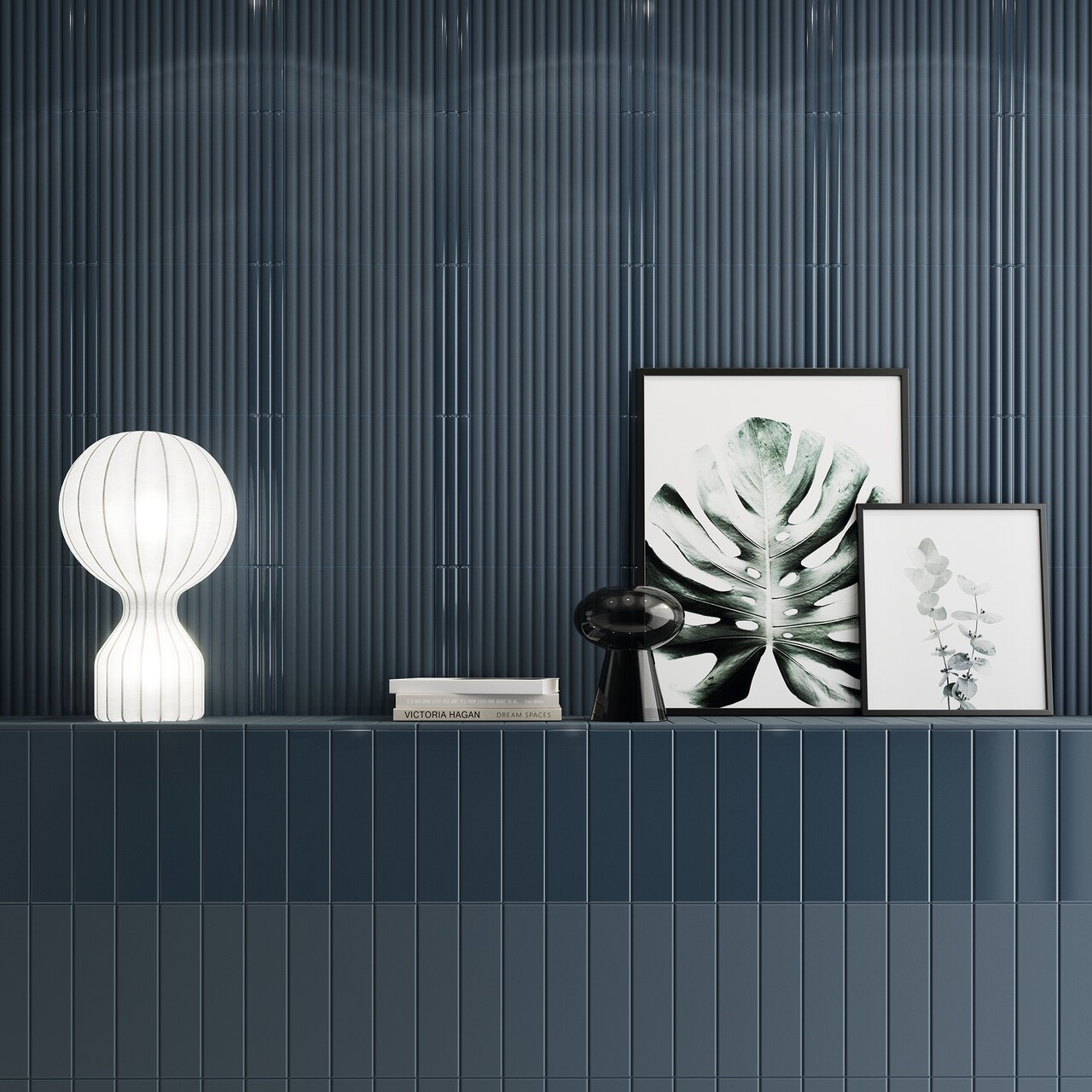 Cil Decor Match dekor ścienny 25x6,25 cm Midnight Blue Gloss