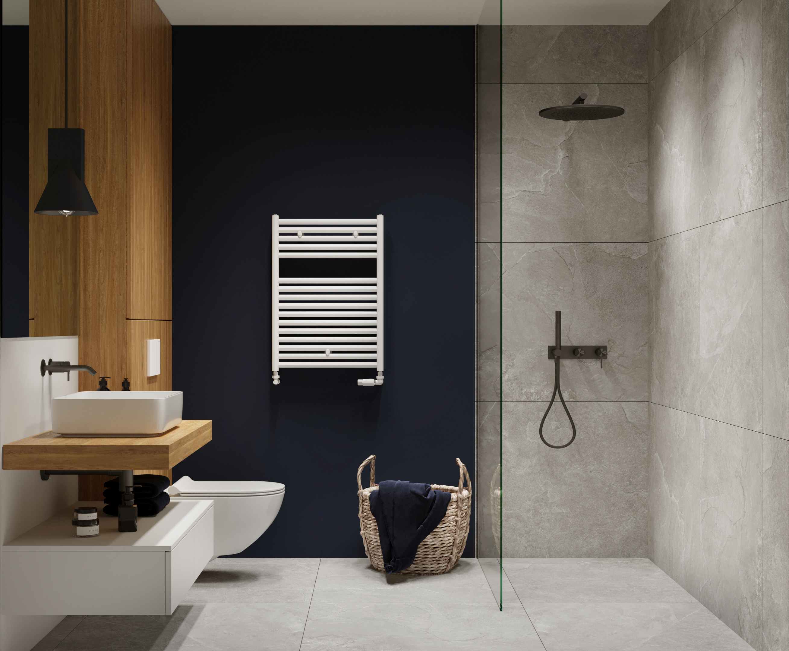 Luxrad Mars grzejnik łazienkowy 102,6x50 cm biały MAR10265009003