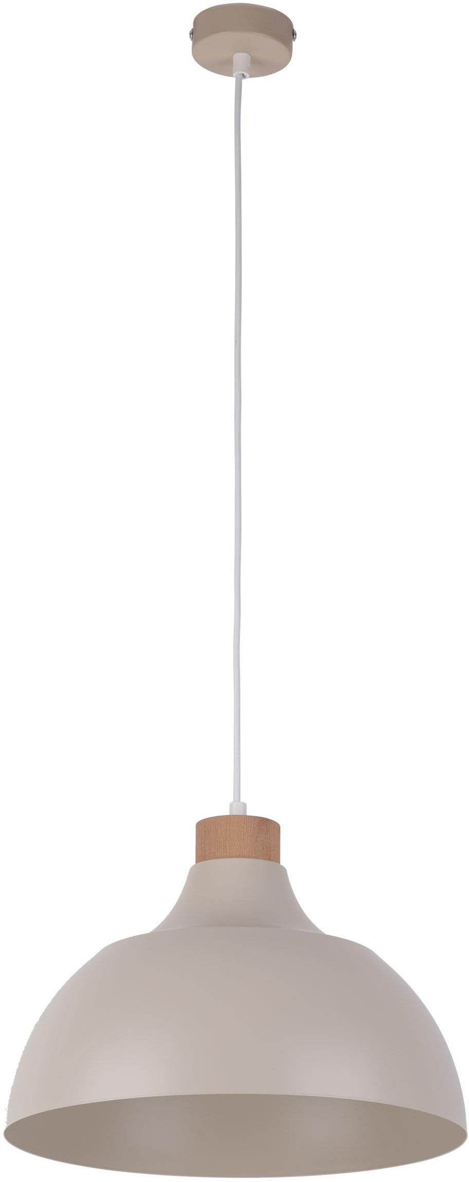 TK Lighting Cap lampa wisząca 1x15W beżowa 5664