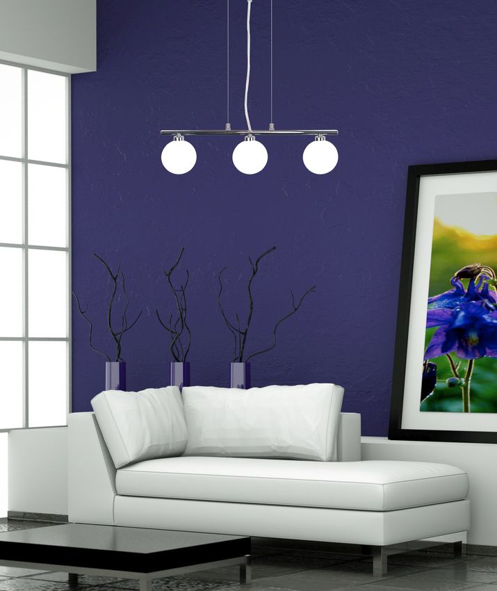 Candellux Raisa lampa wisząca 3x40W biała/chrom 33-01382