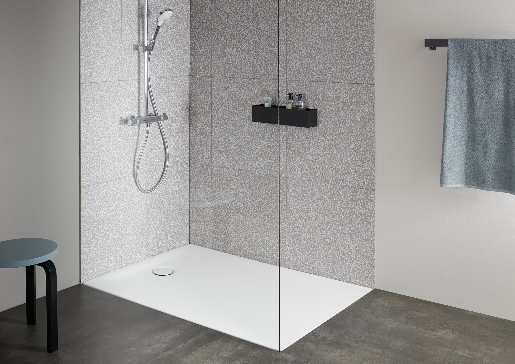 Geberit Nemea brodzik kwadratowy 80x80 cm biały 550.570.00.1