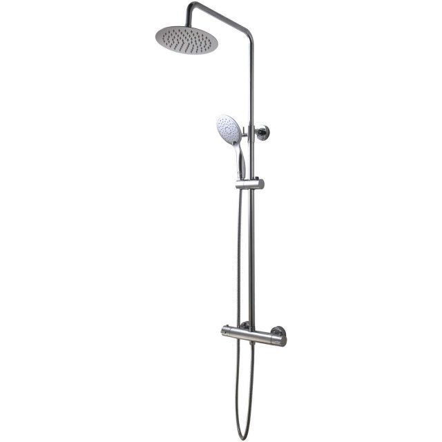 LAVEO Kolumna prysznicowa FINO z baterią termostatyczną chrom PL2_20O