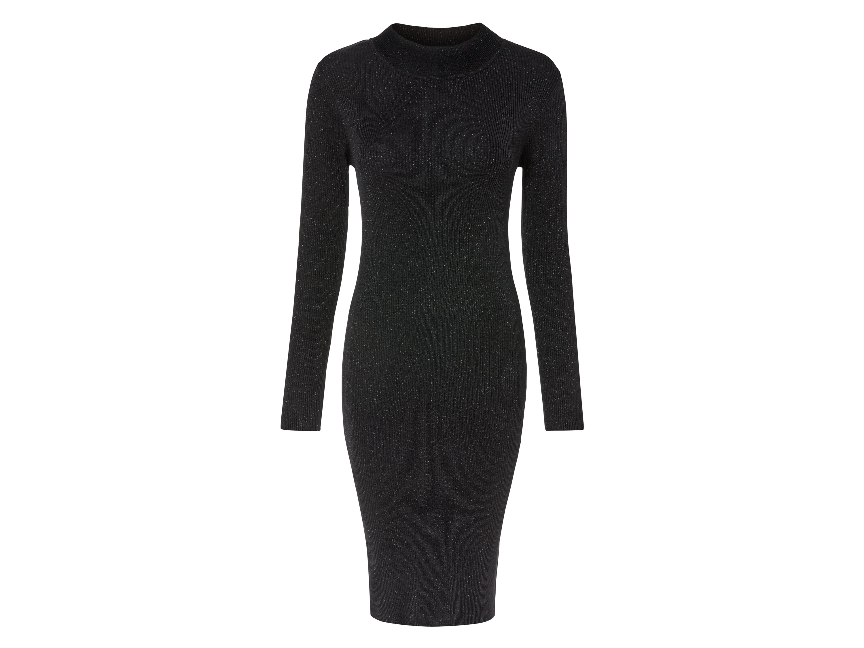 esmara Sukienka damska z dzianiny S 36/38, Czarny