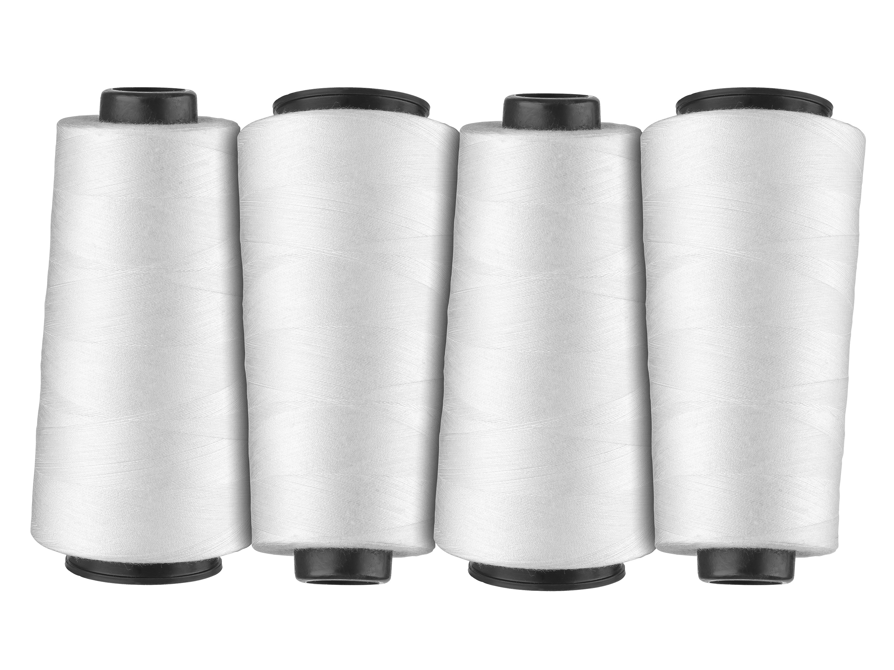 crelando Nici do szycia overlock, 2500 m, 4 szt. Biały