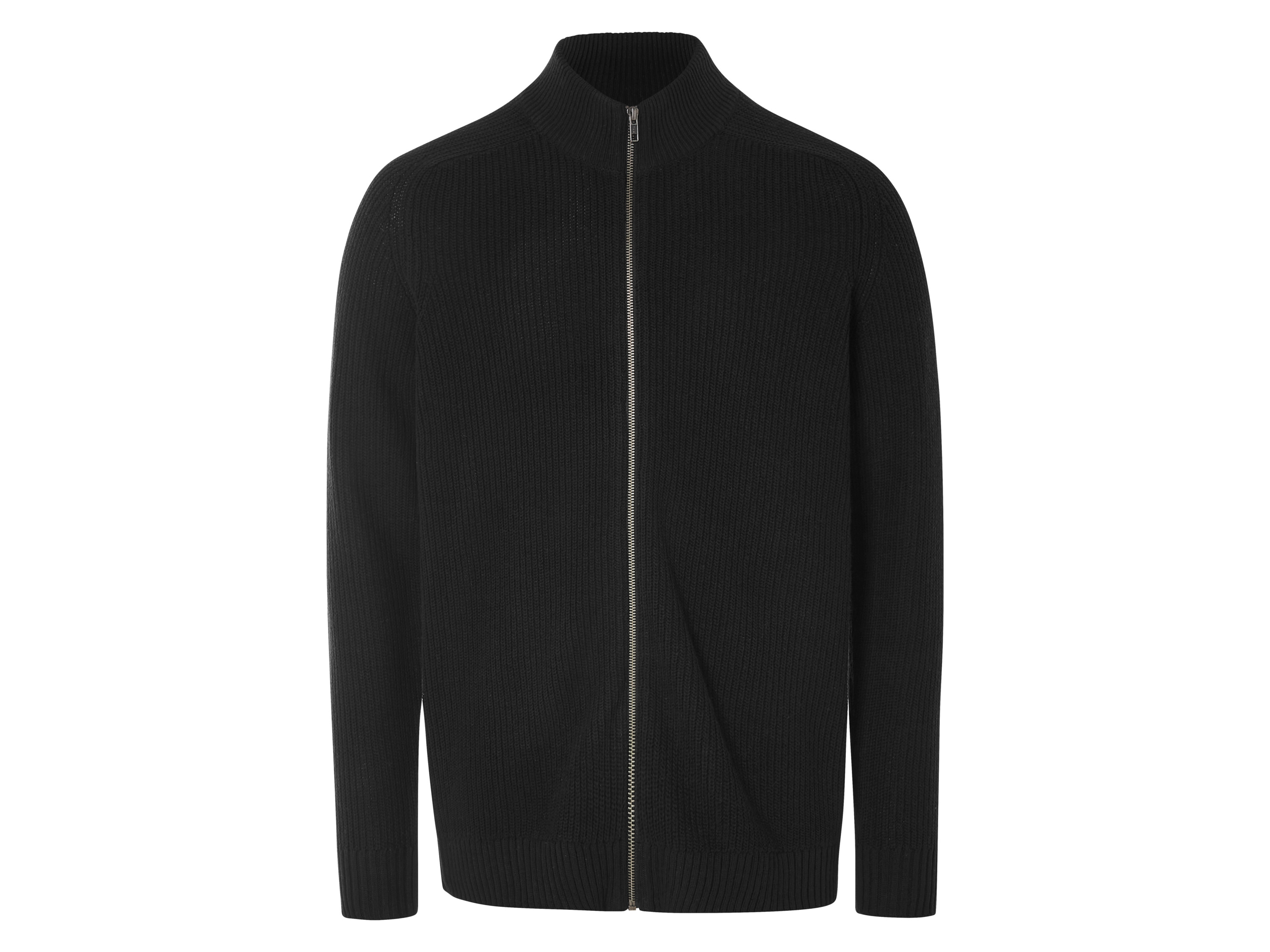 esmara Men Kardigan męski ze stójką Czarny, XXL 60/62