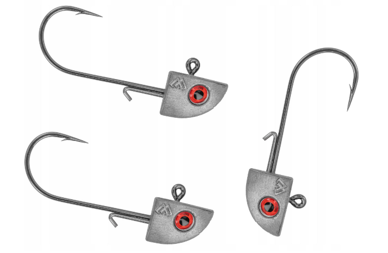 Mikado Główka Jaws Trójkątna Red Eye 2g #2