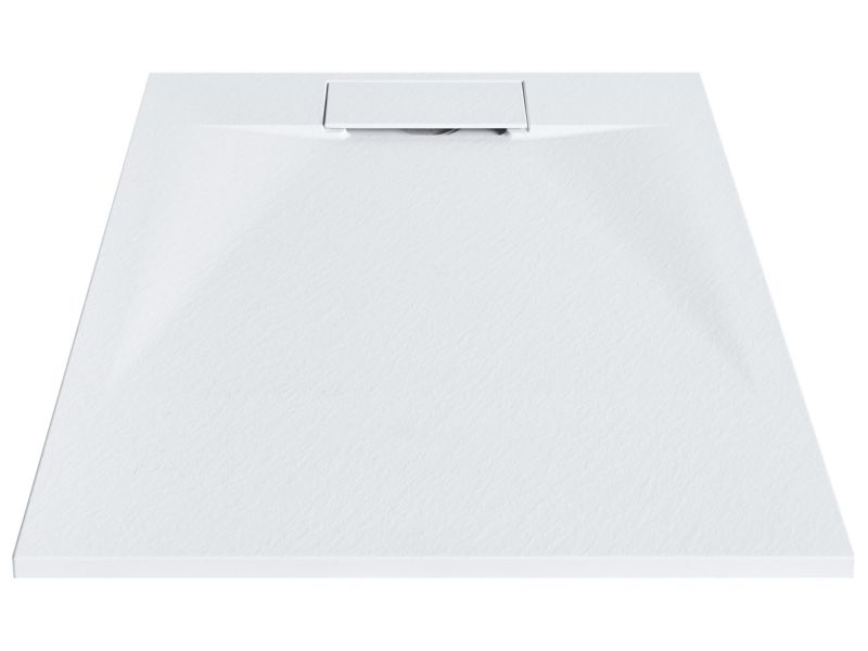 Brodzik prysznicowy Azzurro 80 x 100 x 3 cm Biały 1 szt.