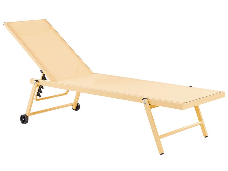 Leżak Metal Żółty Portofino 1 szt.