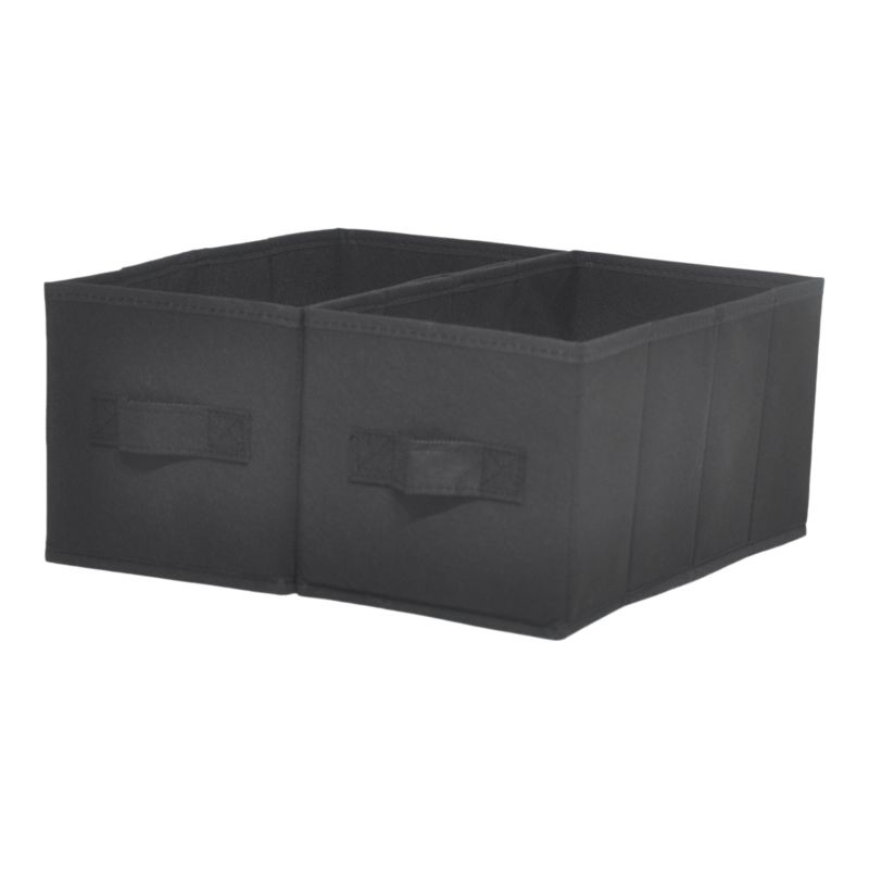 Pudełko GoodHome Mixxit XS 2 sztuki czarny