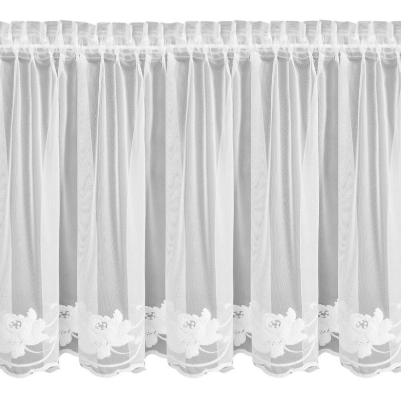 Zazdrostka Firanka Leti Eurofirany Woal Biała Przelotki 70X150 Cm 1 Szt.