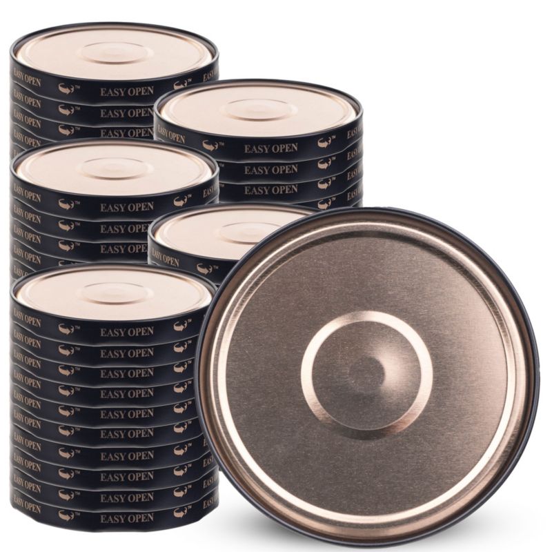 Wieczko KADAX fi82 pakiet czarno złote Orbit 50szt