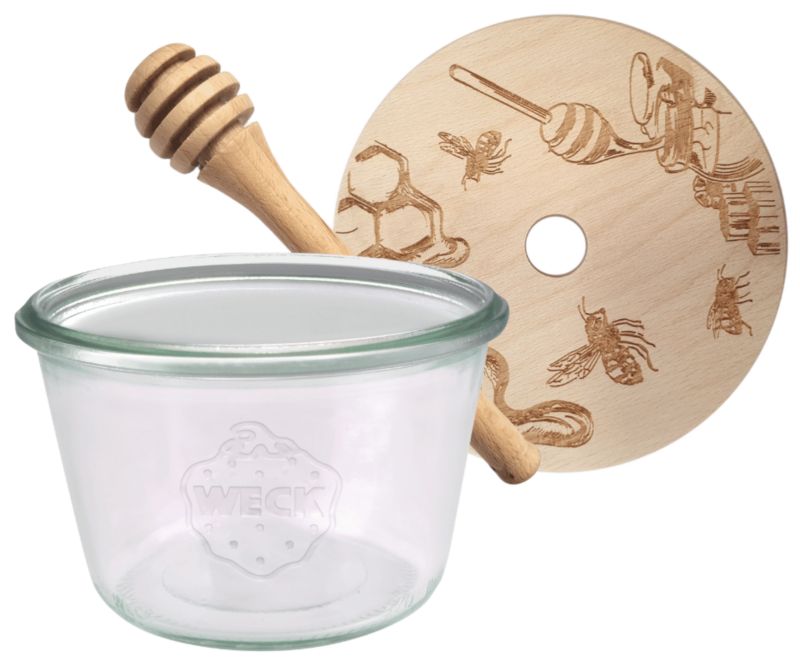 Słoik do miodu MODO24 Weck 370 ml fi 100 mold nabierak W2 1 kpl.