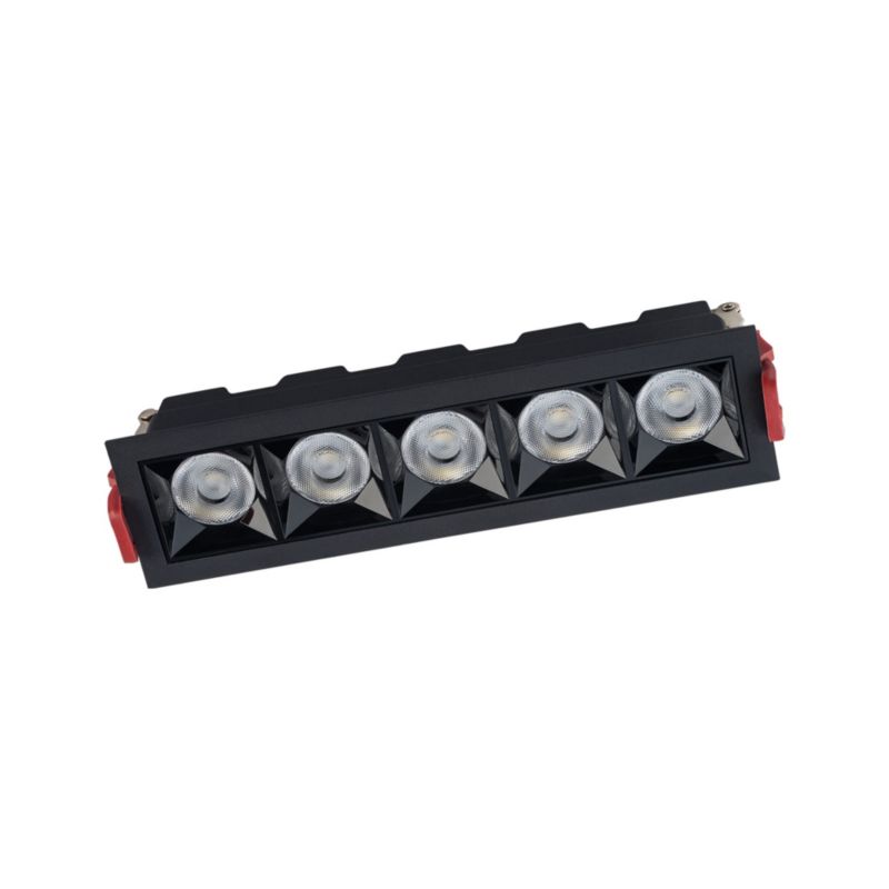 Oprawa sufitowa wpuszczana Nowodvorski Lighting Midi czarna LED 20W 3000K 1800lm IP20 wym: 4,9 x 5,4 cm prostokątna - 1 szt.