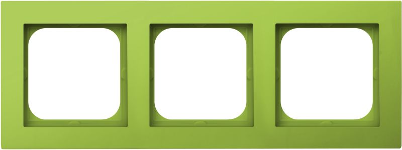 Ramka potrójna Ospel As limonka