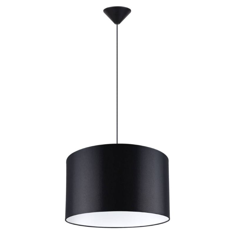 Lampa wisząca Sollux Lighting Nova 5169 czarna szerokość 40 cm 1xE27 x 1 szt.