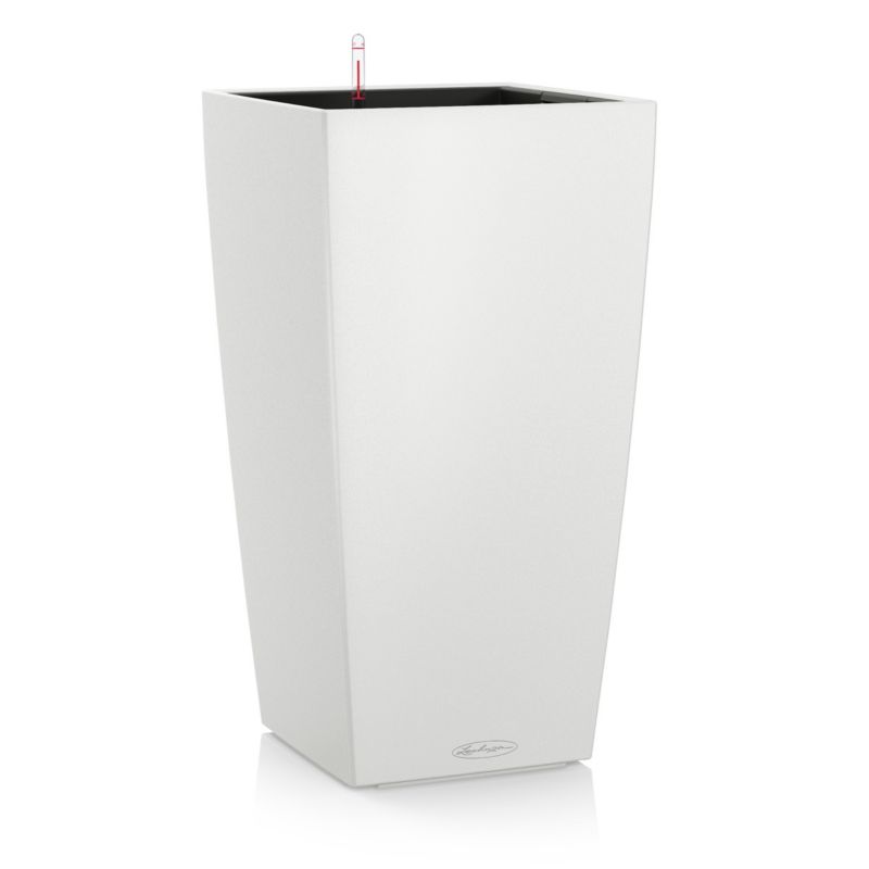 Doniczka Lechuza Do Domu Ogrodu CUBICO 40 Biała 1 szt