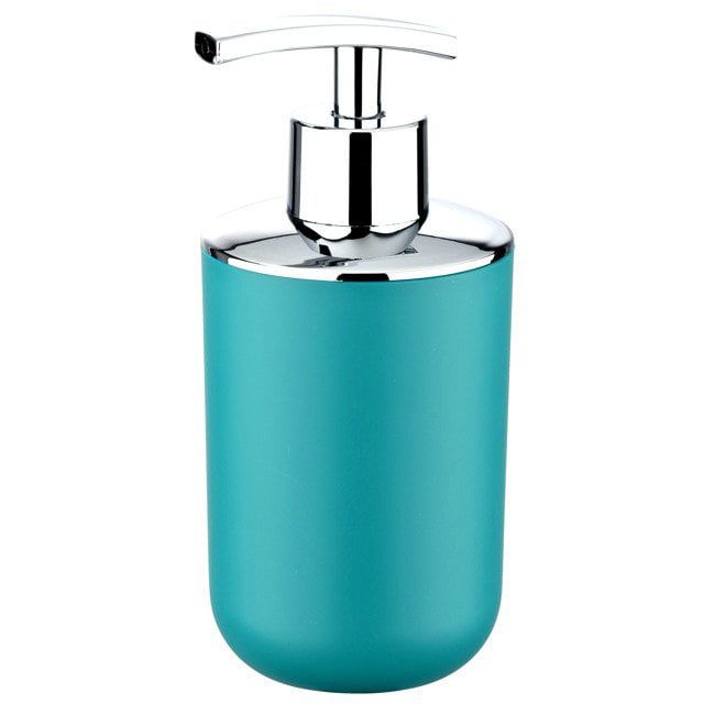Dozownik do mydła Wenko Brasil 320ml turkusowy tworzywo wielokrotnego napełniania 1 szt.