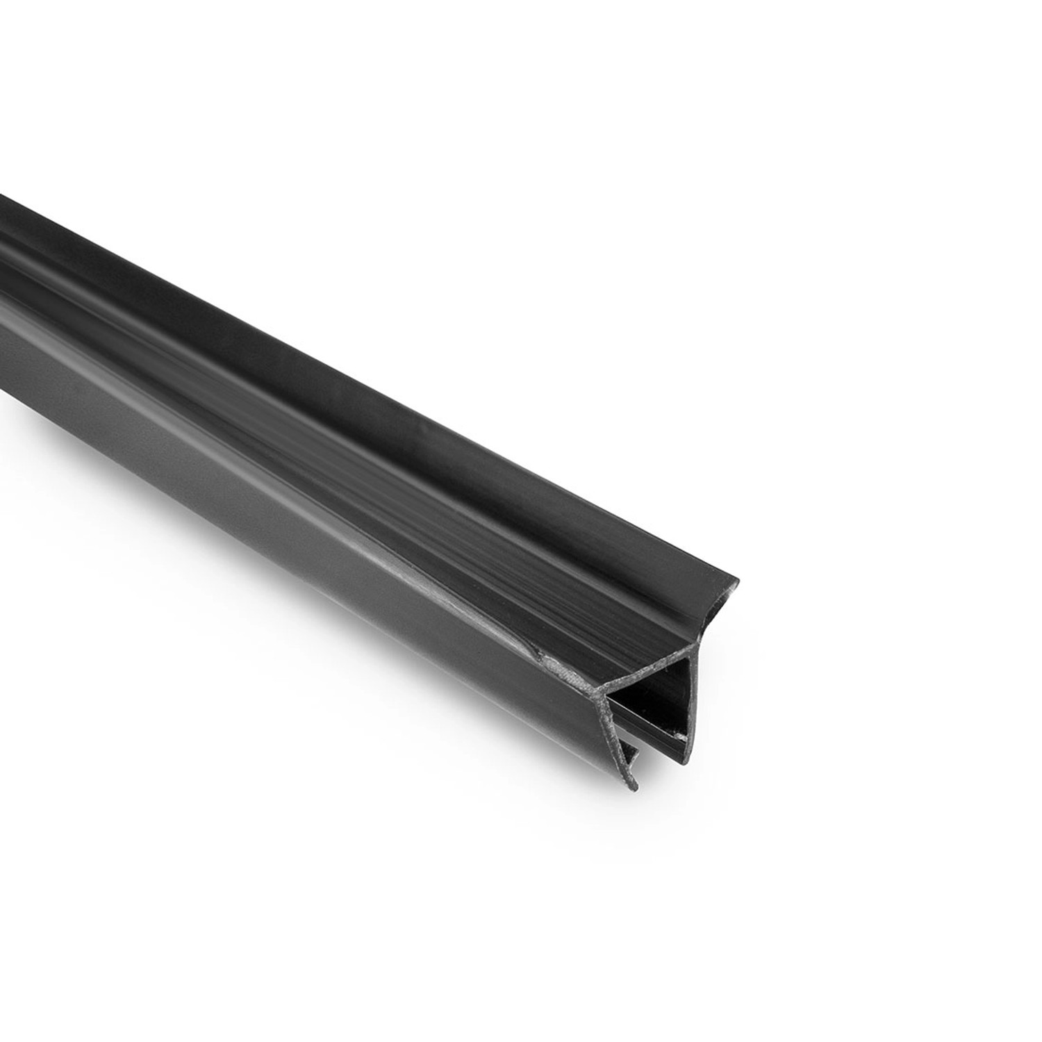 Uszczelka dolna czarna do szyb 5-6 mm 160 cm 1 szt