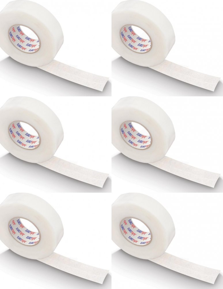 6x Taśma montażowa Dalpo, Euro-Tape, 25mm x 5m, biały