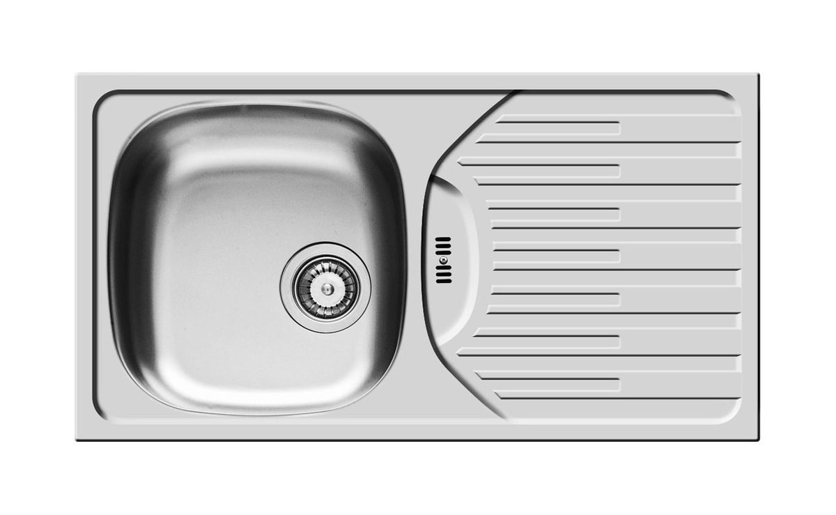 Pyramis ET 78 Fork zlewozmywak stalowy 78x44 cm gładki 100181101