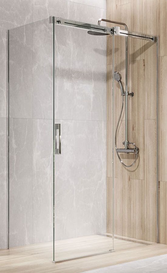 Radaway Espera Pro KDJ ścianka prysznicowa 64 cm prawa chrom/szkło przezroczyste 10092140-01-01R