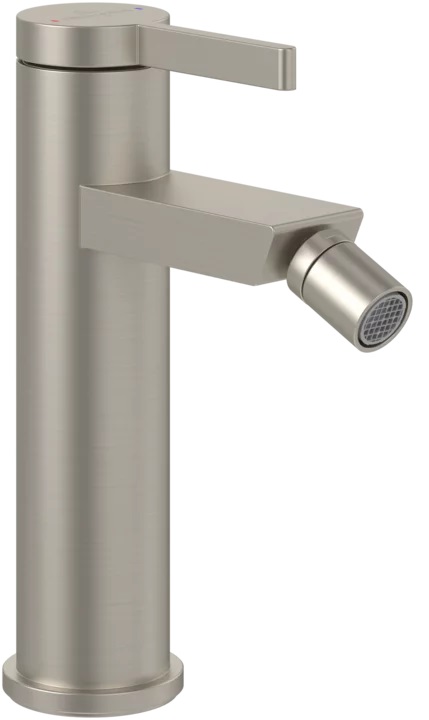 Villeroy & Boch Loop & Friends bateria bidetowa stojąca nikiel mat szczotkowany TVB10620115064