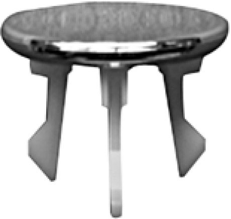 Duravit zaślepka przelewu chrom błyszczący 1001070000