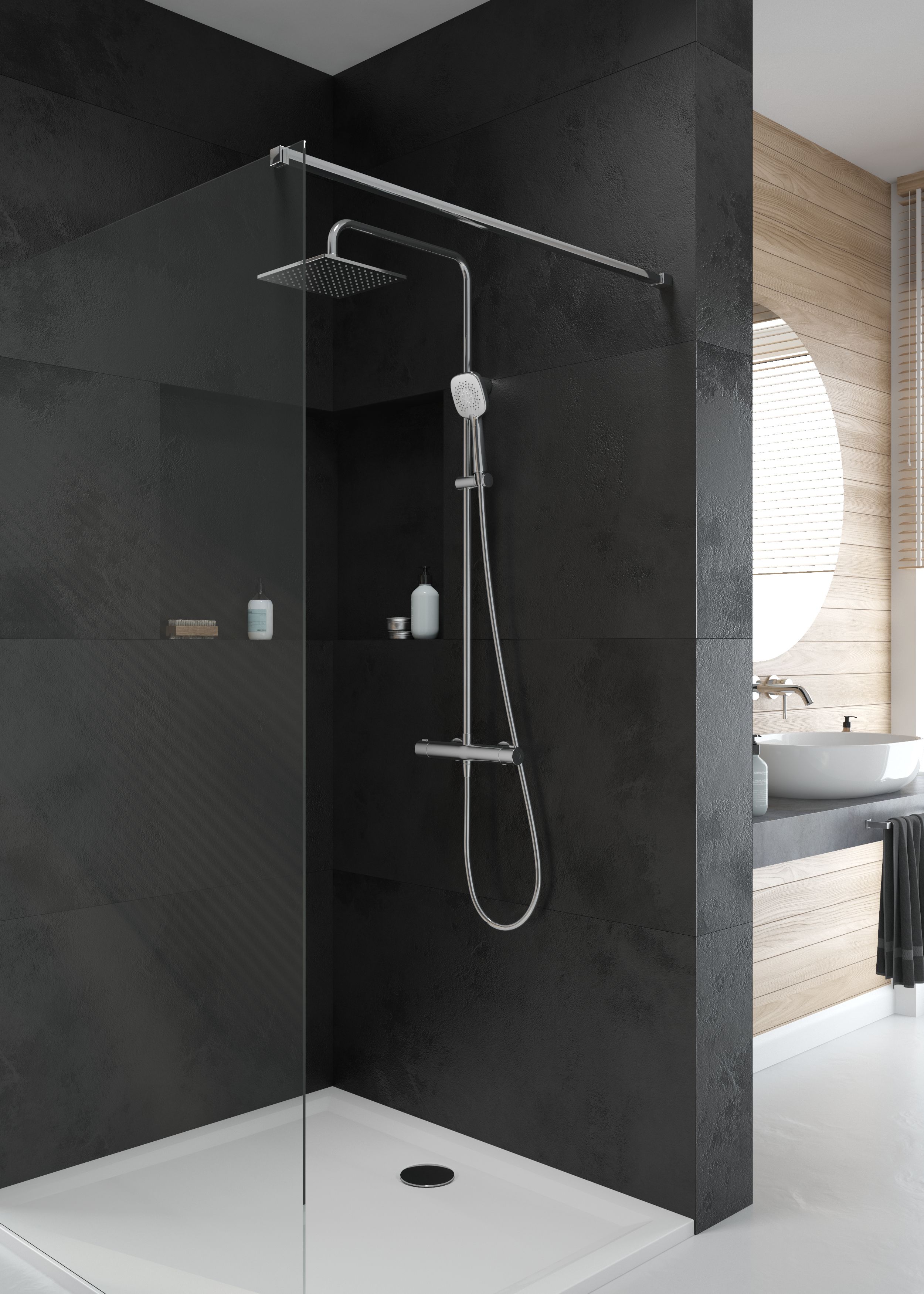 Oltens Superior brodzik kwadratowy 80x80 cm biały 17002000 - Wysyłka w 24h