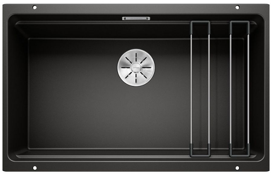 Blanco Etagon 700-U zlewozmywak granitowy 73x46 cm czarny 525891 - Wysyłka w 24h