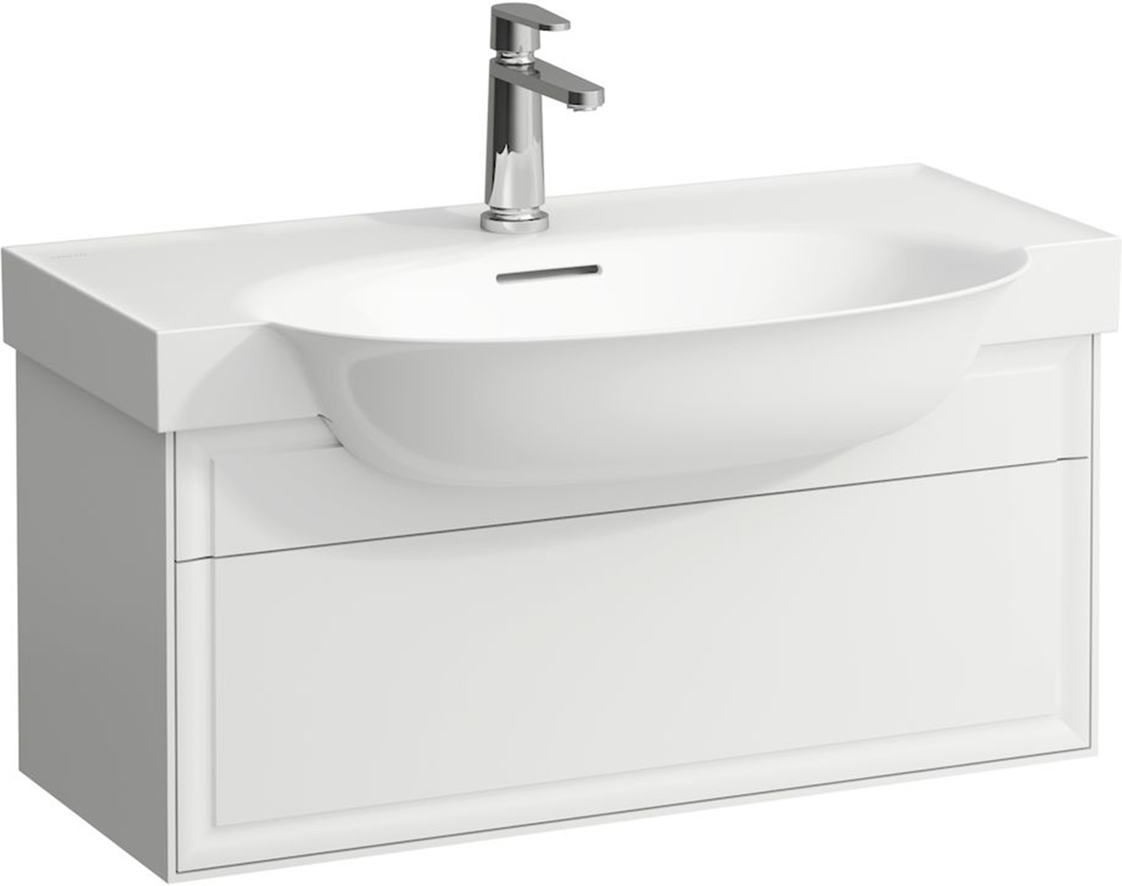 Laufen The New Classic szafka 80 cm podumywalkowa wisząca biały połysk H4060410856311