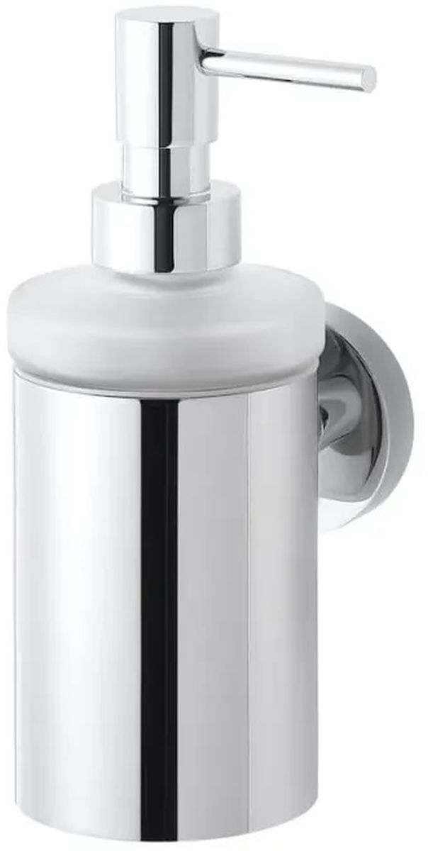 Stella Soul dozownik do mydła 250 ml w płynie chrom/szkło matowe 07.427