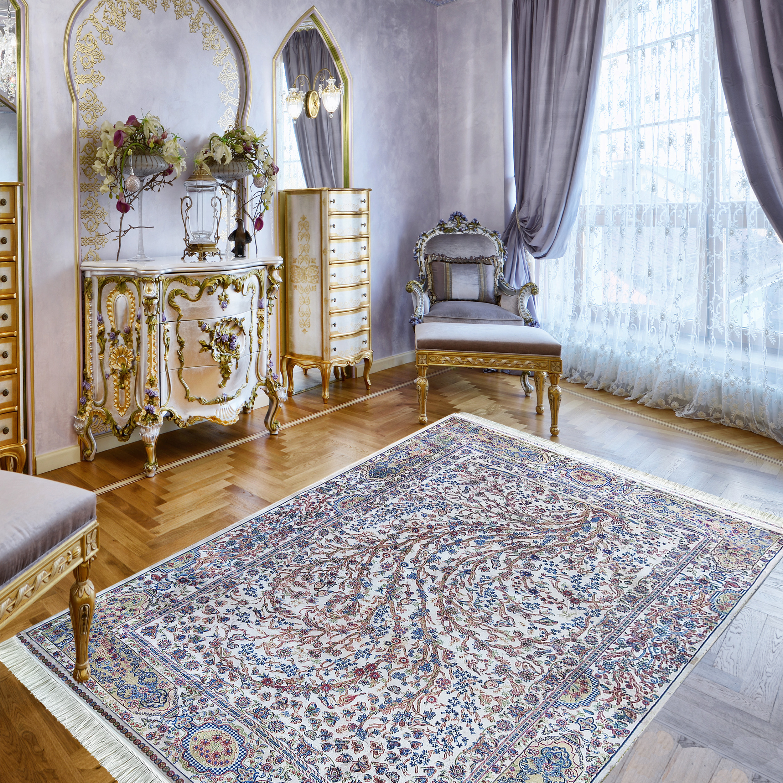 Dywan - 200 x 300 cm - Kremowy - Ekskluzywny - Dywanopol