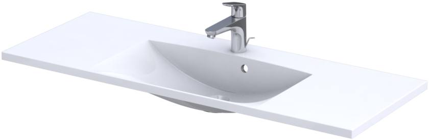 Darmowa Dostawa - Umywalka 120.2x46 cm prostokątna meblowa biała Oristo Amelia UMEAM12092C