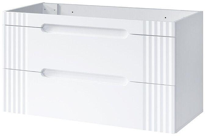 Darmowa Dostawa - Szafka 120x46x62 cm podumywalkowa wisząca biała Comad Fiji FIJIWHITE82120D2S