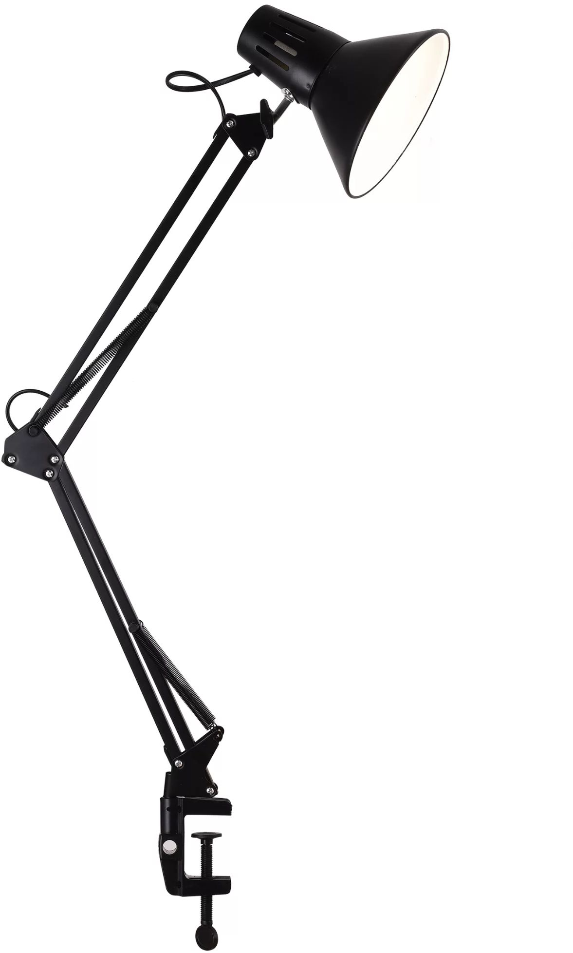 Darmowa Dostawa - Lampa biurkowa 1x10 W czarna Goldlux Worker 325150