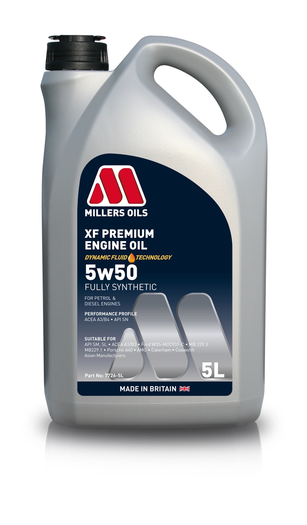 MILLERS OILS XF PREMIUM 5W50 5L - Petrostar