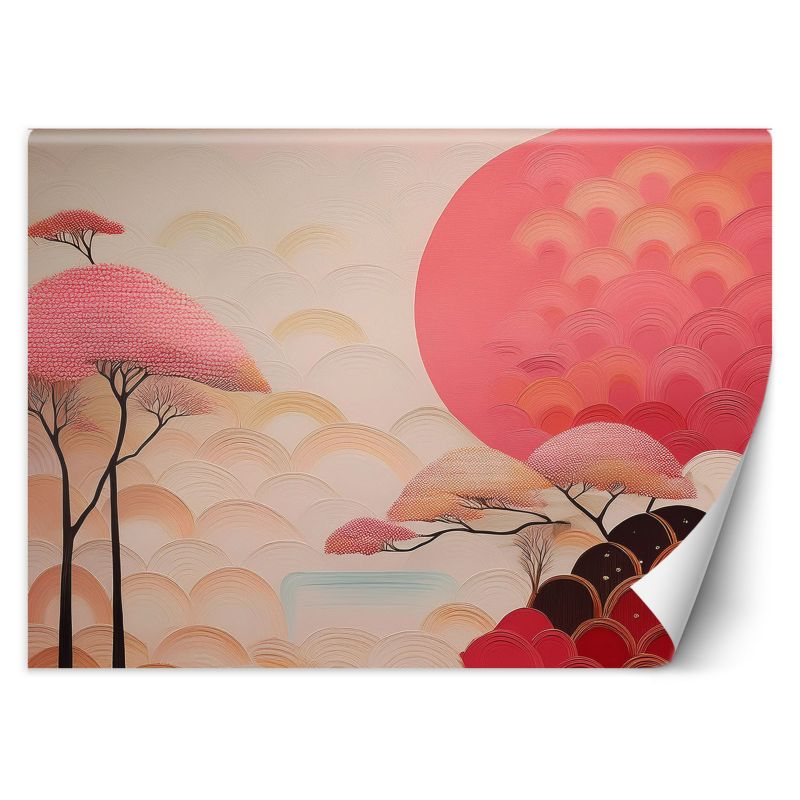 Fototapeta Feeby Azjatycki różowy krajobraz 250x175 1 szt