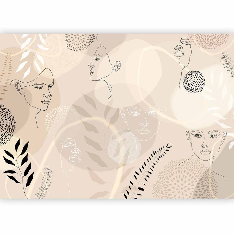 Fototapeta flizelinowa Artgeist 110g/m2 Ludzie biała 150x105 (3 części) 10489aa rolka 1 szt