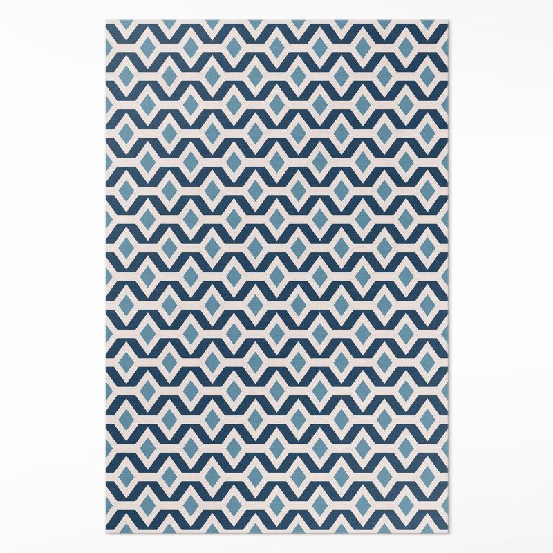 Ozdobny Dywan Winylowy Wallfluent 80x120 cm Geometryczny wzór 1 szt.