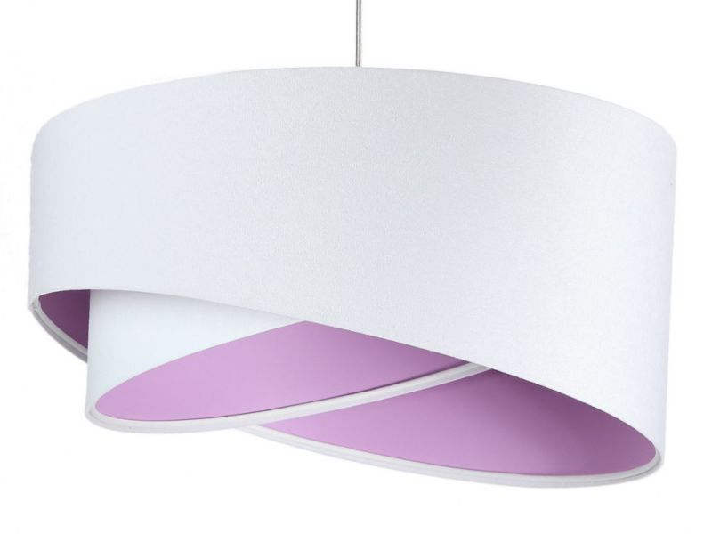 Lampa Bps Koncept wisząca GEMSTONE WHITE biała/fioletowa 1 szt