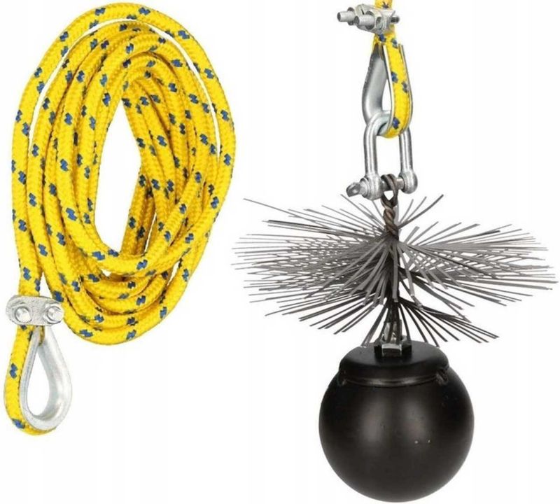 Zestaw kominiarski KOTARBAU 120 mm do czyszczenia kominów 30 m 1 kpl.