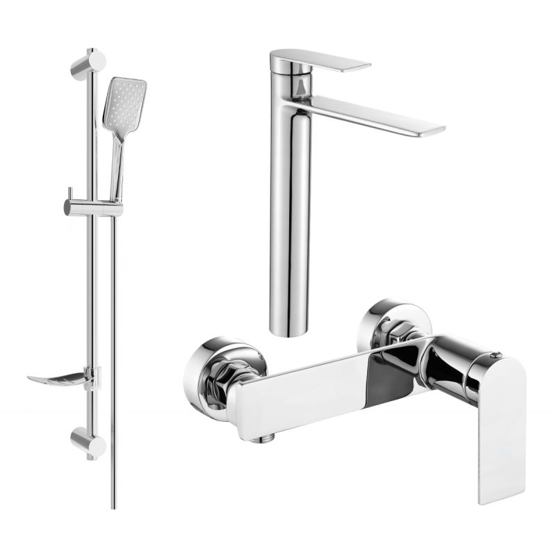 Zestaw natryskowy Mexen Zero chrom 1 szt.