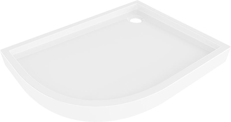 Brodzik asymetryczny Mexen Flow+ biały 80x100 cm 1 szt.