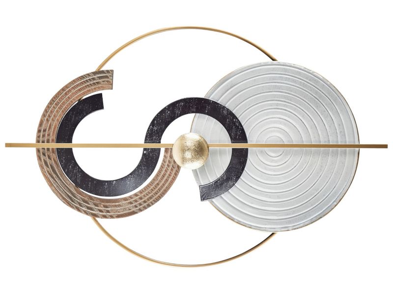 Dekoracja ścienna Braga Metal Kolorowy 55 cm 1 szt.