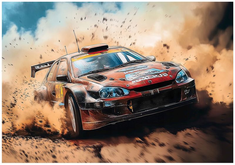 Fototapeta Na Flizelinie WALLARENA 300x210 cm Tapeta Dziecięca Dla Chłopca Auto 1 szt.